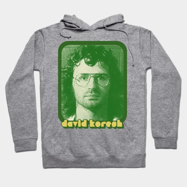 David Koresh /// Retro Style Cult Leader Design Hoodie by DankFutura